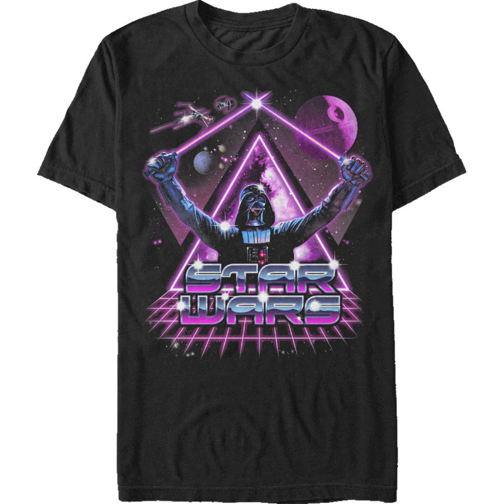 Crossed Light Sabers Star Wars Darth Vader Tshirt
